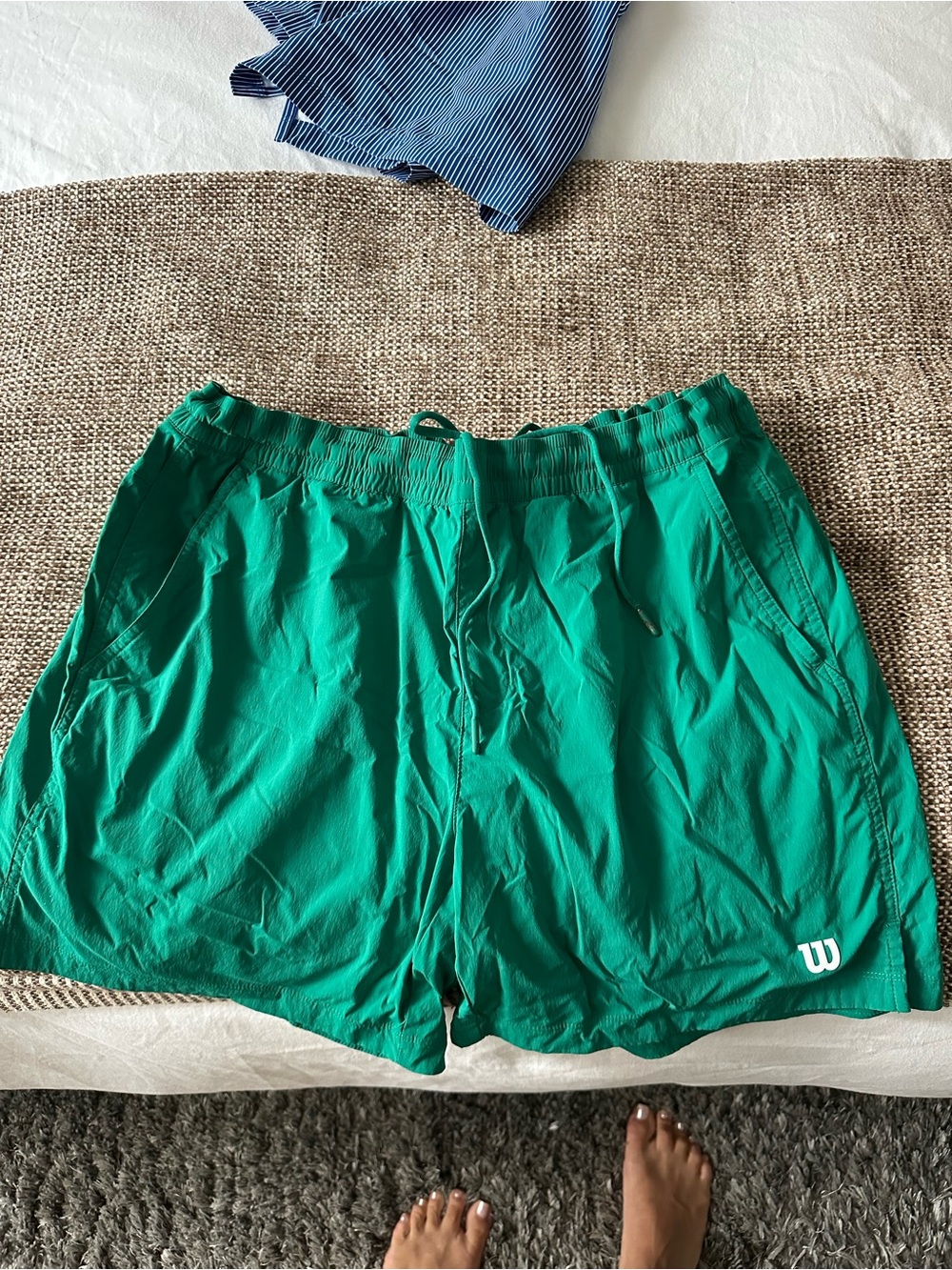 Wilson Men's Emerald Green Athletic Shorts